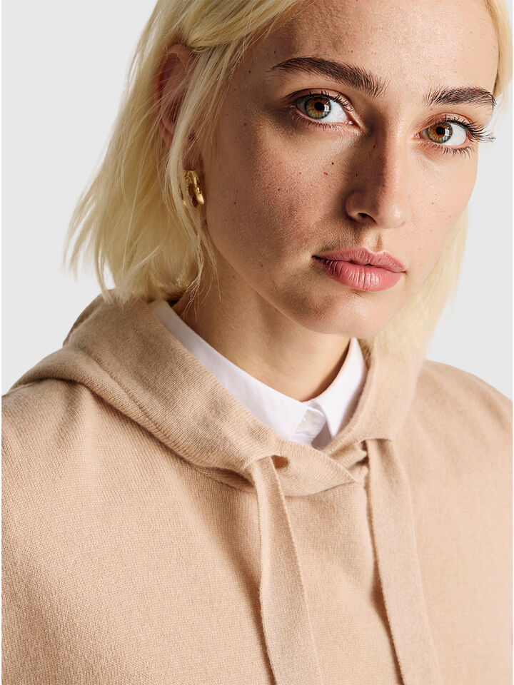 SWEATER W/HOOD Women image number 4